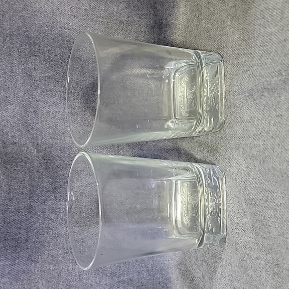 Buchanan's Deluxe Set Of Two Square Base Scotch Whiskey Glasses - Picture 1 of 4